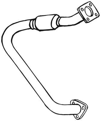 Tuyau d'échappement (Tuyau d'échappement) WALKER 18208