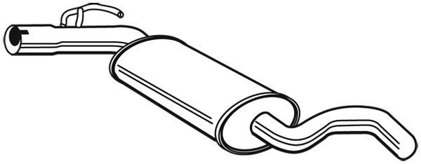 Silencieux central (Intermédiaire) WALKER ref. 19596