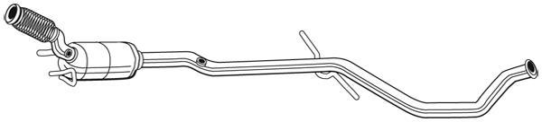Catalyseur (Pot catalytique) WALKER 20993
