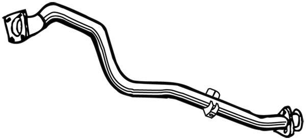 Tuyau d'échappement (Tuyau d'échappement) WALKER 21537