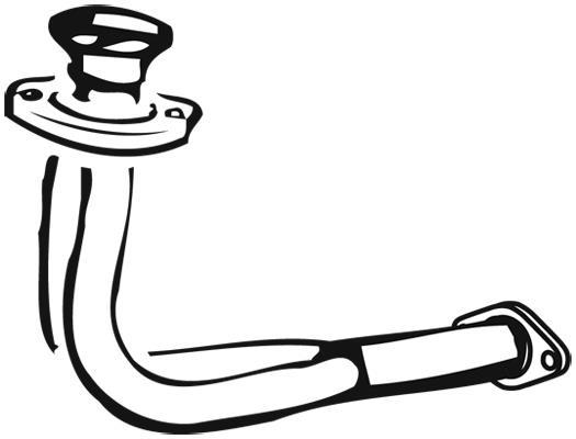 Tuyau d'échappement (Tuyau d'échappement) WALKER 21546
