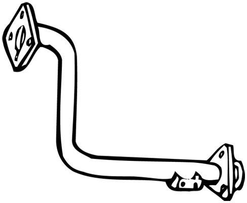 Tuyau d'échappement (Tuyau d'échappement) WALKER 21559