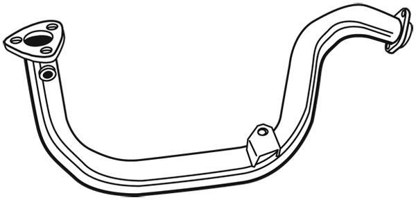 Tuyau d'échappement (Tuyau d'échappement) WALKER 21811