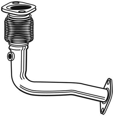 Tuyau d'échappement (Tuyau d'échappement) WALKER 21857