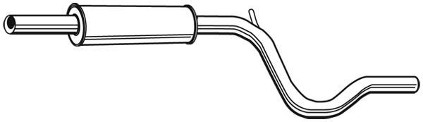 Silencieux central (Intermédiaire) WALKER ref. 22057