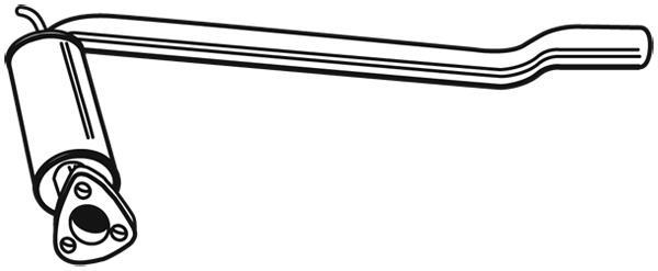 Silencieux avant (Pare flamme) WALKER ref. 22208