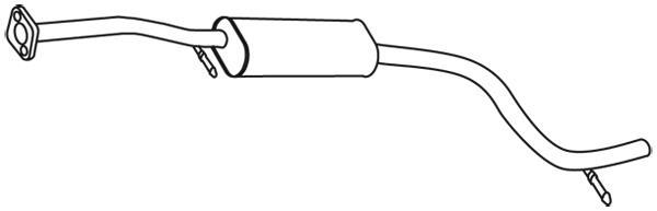 Silencieux central (Intermédiaire) WALKER ref. 22218