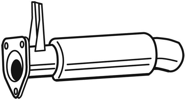 Tuyau d'échappement (Tuyau d'échappement) WALKER ref. 22230