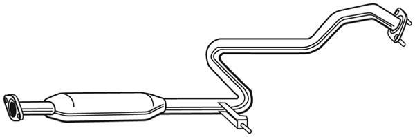 Silencieux central (Intermédiaire) WALKER ref. 22375