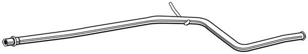 Tuyau d'échappement (Tuyau d'échappement) WALKER 22410