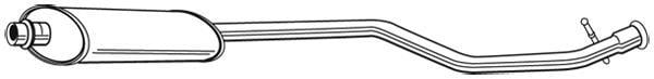 Silencieux central (Intermédiaire) WALKER 22535