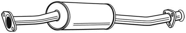 Silencieux avant (Pare flamme) WALKER ref. 22790