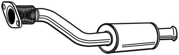Silencieux avant (Pare flamme) WALKER ref. 22895