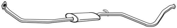Silencieux avant (Pare flamme) WALKER 22917