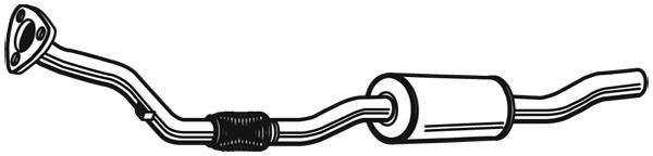 Silencieux avant (Pare flamme) WALKER ref. 23269