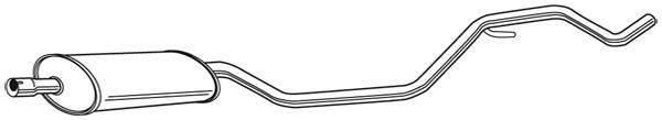 Silencieux avant (Pare flamme) WALKER ref. 23519