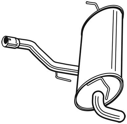 Silenciador trasero WALKER ref. 24119