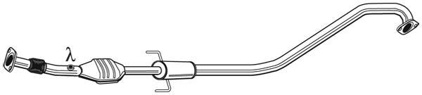 Catalyseur (Pot catalytique) WALKER 28597