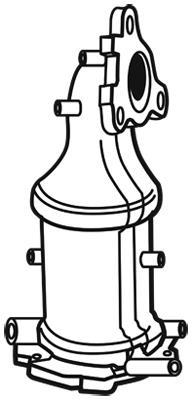 Catalyseur (Pot catalytique) WALKER ref. 28650