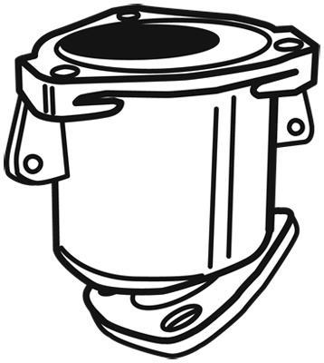 Catalyseur (Pot catalytique) WALKER ref. 28698