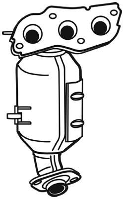 Catalyseur (Pot catalytique) WALKER 28734
