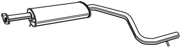 Silencieux central (Intermédiaire) WALKER ref. 70135
