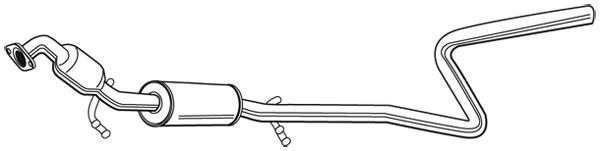 Silencieux central (Intermédiaire) WALKER 71397