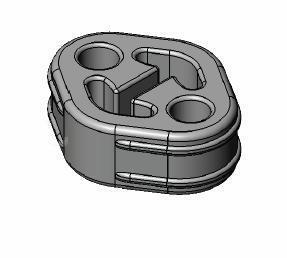 Cinta de goma, sistema de escape WALKER ref. 80152
