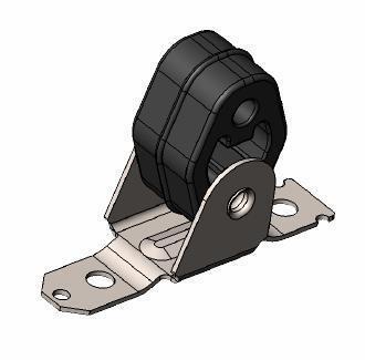 Silentbloc de suspension d'échappement WALKER ref. 80237