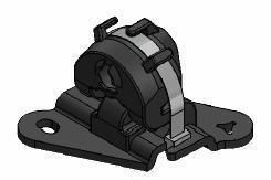 Silentbloc de suspension d'échappement WALKER ref. 80280
