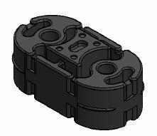 Silentbloc de suspension d'échappement WALKER ref. 80295