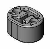 Silentbloc de suspension d'échappement WALKER ref. 80332