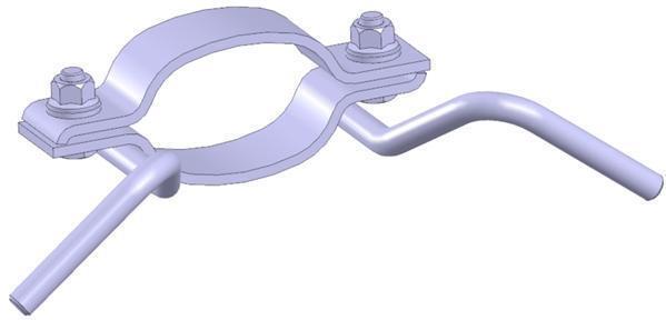 Silentbloc de suspension d'échappement WALKER ref. 80352