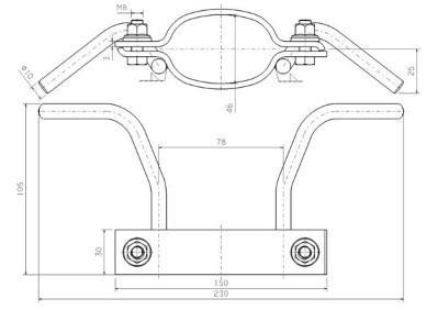Silentbloc de suspension d'échappement WALKER ref. 80352