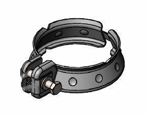 Collier de serrage, échappement WALKER ref. 80376