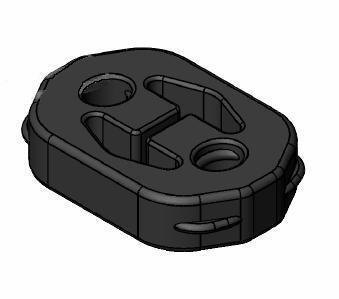 Bandes de caoutchouc, échappement WALKER 80416