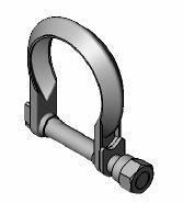 Collier de serrage, échappement WALKER ref. 80438
