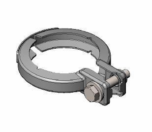 Collier de serrage, échappement WALKER ref. 80449