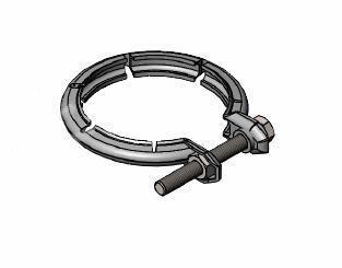 Collier de serrage, échappement WALKER ref. 80520