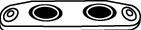 Silentbloc de suspension d'échappement WALKER ref. 80525