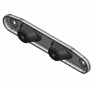 Silentbloc de suspension d'échappement WALKER ref. 80525