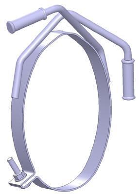 Collier de serrage, échappement WALKER ref. 80598