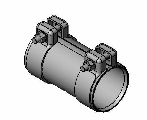 Raccord de tuyau, système d'échappement (Manchon d'échappement) WALKER ref. 80719