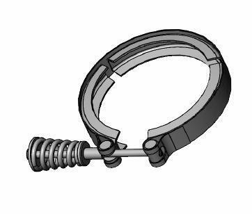 Collier de serrage, échappement WALKER ref. 80769