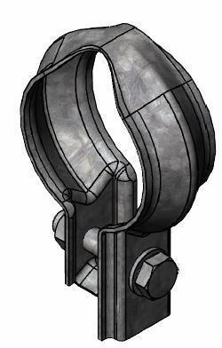 Collier de serrage, échappement WALKER ref. 80890