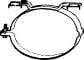 Silentbloc de suspension d'échappement WALKER ref. 81504