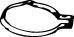 Silentbloc de suspension d'échappement WALKER ref. 81586