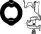 Silentbloc de suspension d'échappement WALKER ref. 81598