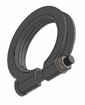 Collier de serrage, échappement WALKER ref. 81813