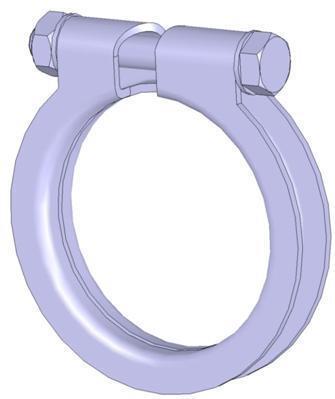 Collier de serrage, échappement WALKER ref. 81815